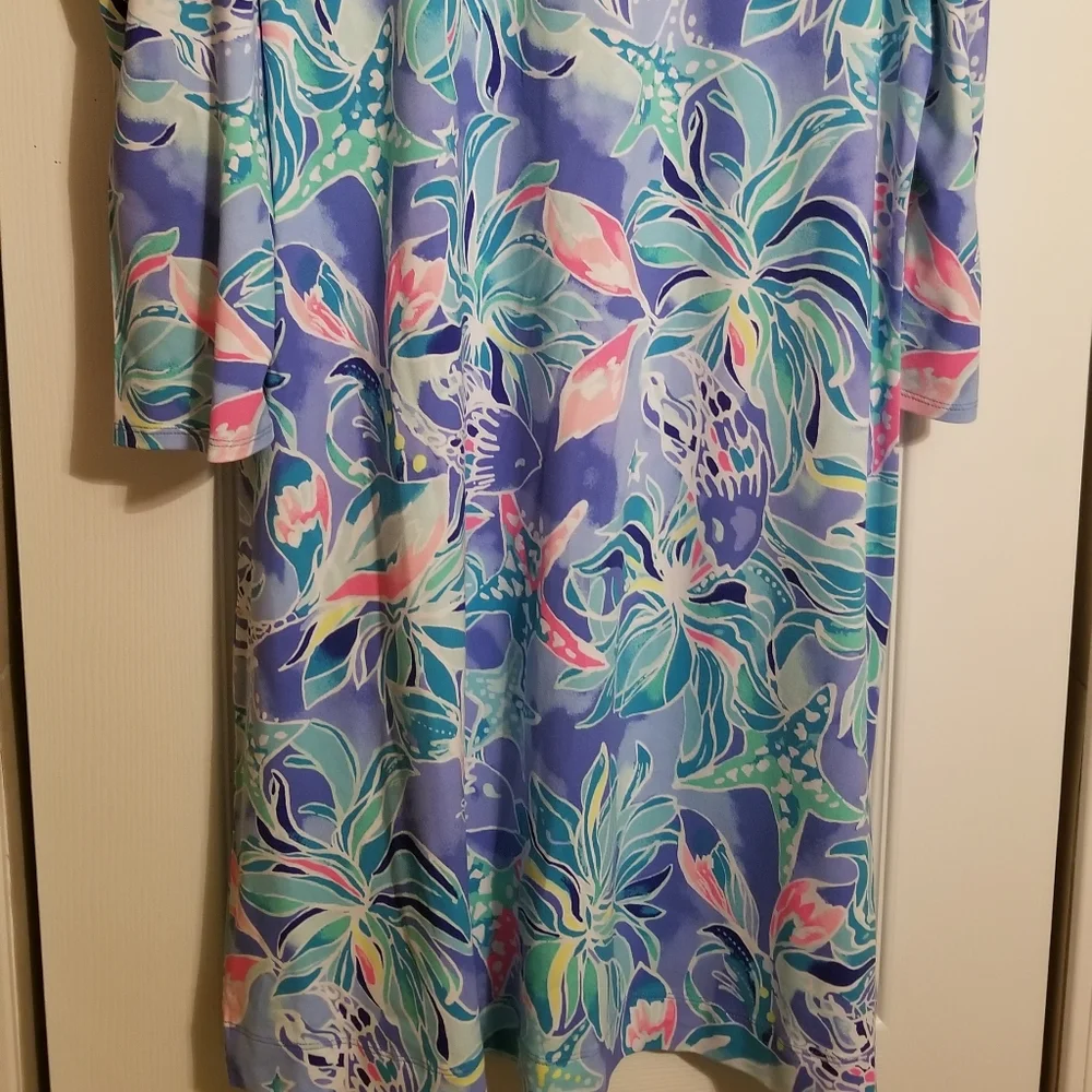 Lilly Pulitzer Laurana Dress Bennet Blue - Picture 6 of 6